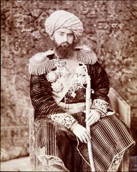 Turkestan - Emiren av Bukhura - A.D. 1890.