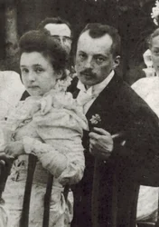 Vladimir Dmitrievich Nabokov (1870-1922) och Elena Ivanovna Rukavishnikova (1876-1939), anonym. Fotograf