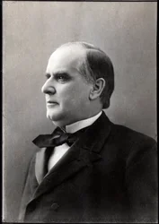 WILLIAM McKinley (1843-1901), USA:s 25:e president - Porträtt av William Mac Kinley (Mac-Kinley eller McKinley)