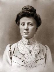porträtt av Henriette Brull, mor till George Simenon.