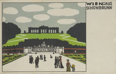 Wien: Från Schönbrunn Wien: Från Schönbrunn, 1908.