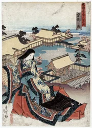 Kyoto No Zu, utsikt över Kyoto