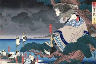 Skådespelaren Nakamura Utaemon IV