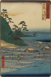 Båtbron vid Toyama, Etchu_provinsen, december 1853