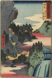 Kannon-templet i Iwaidani, Tajima-provinsen, december 1853