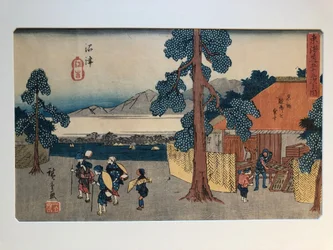 Numazu, ur serien Tōkaidōs femtiotre stationer, även känd som Gyōsho Tōkaidō