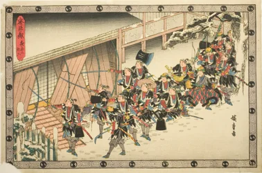 The Night Attack, del 2: Breaking In (Youchi ni, rannyu), från serien "The Revenge of the Loyal Retainers (Chushingura)"