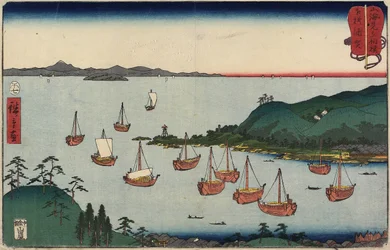Uraga i Sagami-provinsen, juli 1858