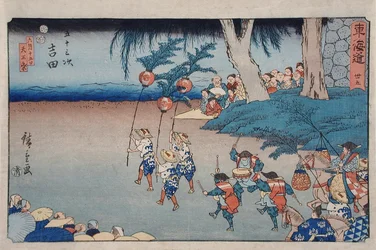 Yoshida, Tennō-festivalen på den femtonde dagen i den sjätte månaden