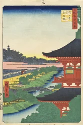 Zōjōji-pagoden och Akabane