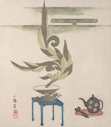 Blomsterarrangemang, 1800-talet.