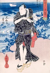 En skådespelare, Edo Period.