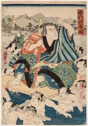 Det är från Po RT, och det är också Sasuke Onogawa. Utagawa Kunisada är bra (1823-1880)