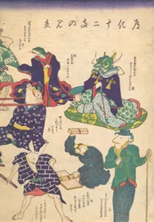 Hantverkare av zodiakens tolv tecken, 1800-talet.