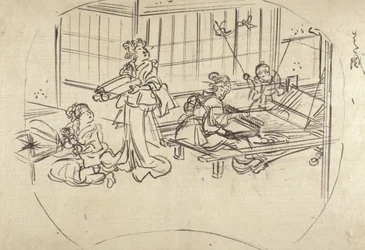Hataori (vävning på en vävstol)