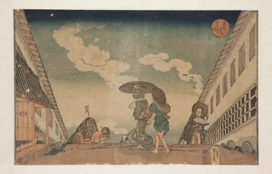 Kasumigaseki (träblock i färg)