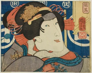 Tajima-provinsen, från serien "Modern Scenes of the Provinces in Edo Brocades"