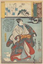 Ukiyo e paralleller med de grumliga kapitlen i Genji (serietitel om objekt)