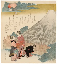 Vårens hjärta - Fuji, 1810-1829.
