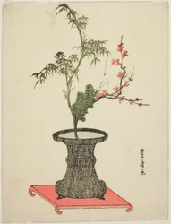 "Tre vänner" ikebana
