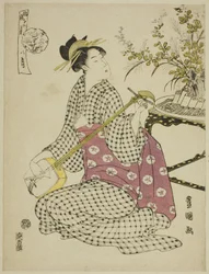Den åttonde månaden (Hachi gatsu), från serien "Fashionable Twelve Months (Furyu junikagetsu)"