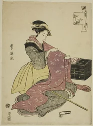 The Twelfth Month (Goku getsu), från serien "Fashionable Twelve Months (Furyu junikagetsu)"