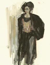 Elegant modekvinna
