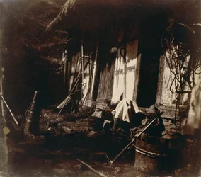 [Gårdsscen], 1850-54.