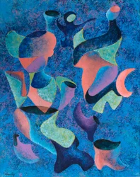 Shoe Archetype, 2021 (akryl på duk)