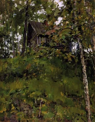 Gamla badhuset i Domotkanovo, 1888