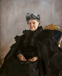 Porträtt av Maria Fyodorovna Morozova