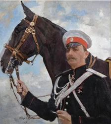 Porträtt av prins Felix Yusupov, greve Sumarokov-Elston 1856-1928, 1909