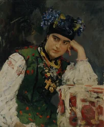 Porträtt av Sofia Dragomirov, 1889