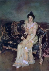 Porträtt av Sofia Mikhailovna Botkina, 1899.