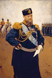 Porträtt av tsar Alexander III, 1900