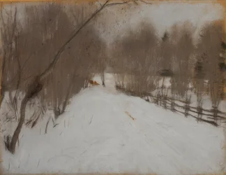 Vintervägen till Domotkanovo, 1904