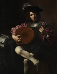 Lutspelare, ca 1625-26