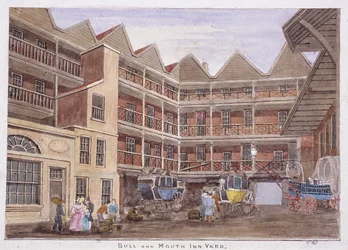 Bull and Mouth Street, London, 1806