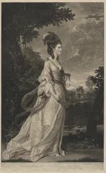 Jane Fleming, grevinna av Harrington, 1780.