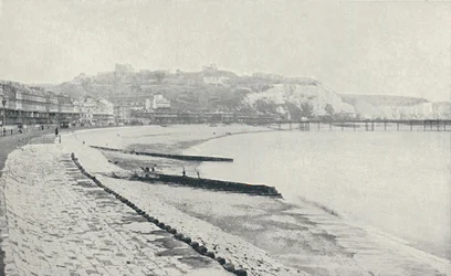 Kritklippor, nära Dover, 1910