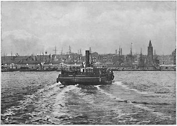 Liverpool, från Mersey, c1896