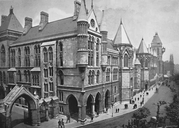 The New Law Courts, London, c1896