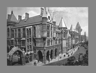 The New Law Courts, London, c1900