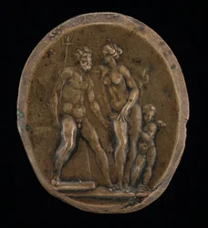 Neptunus, Amfitrit och Amor.