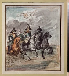 Paraden under invigningen av monumentet till Minin och Pozharsky i Moskva den 20 februari 1818 (Parad om invigningen av monumentet till Minin och Pozharsky i Moskva
