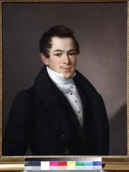 Porträtt av N.P. Naumov (Naumov) - Vasily Andreevich Tropinin (1776-1857). Olja på duk