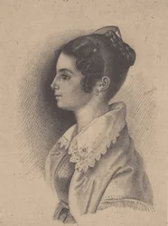 Grevinnan Vera Fyodorovna Vyazemskaya, född Gagarina 1790-1886