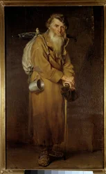 Vagabonden. Målning av Vasilij Perov (1833-1882)