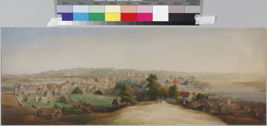Utsikt över Kowno, av Sadovnikov, Vasily Semyonovich (1800-1879). Akvarell på papper, slutet av 1840-talet. Statens museum för Sankt Petersburgs historia
