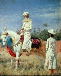 En ryttare i Jaipur
